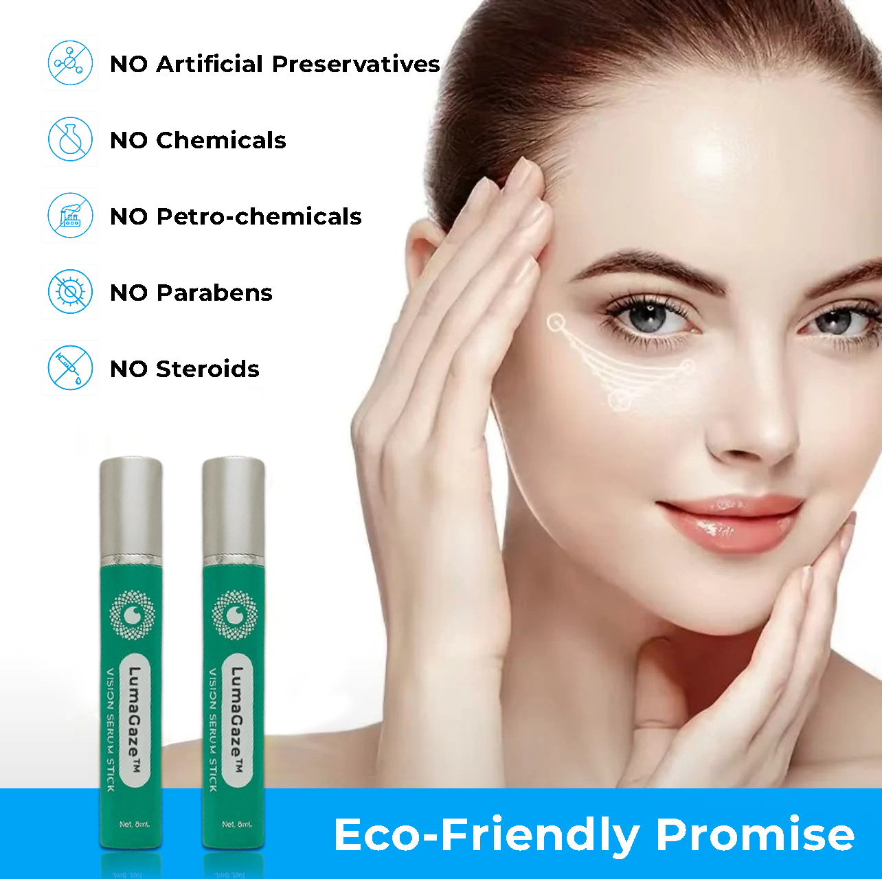 LumaGaze™ Vision Serum Sticks